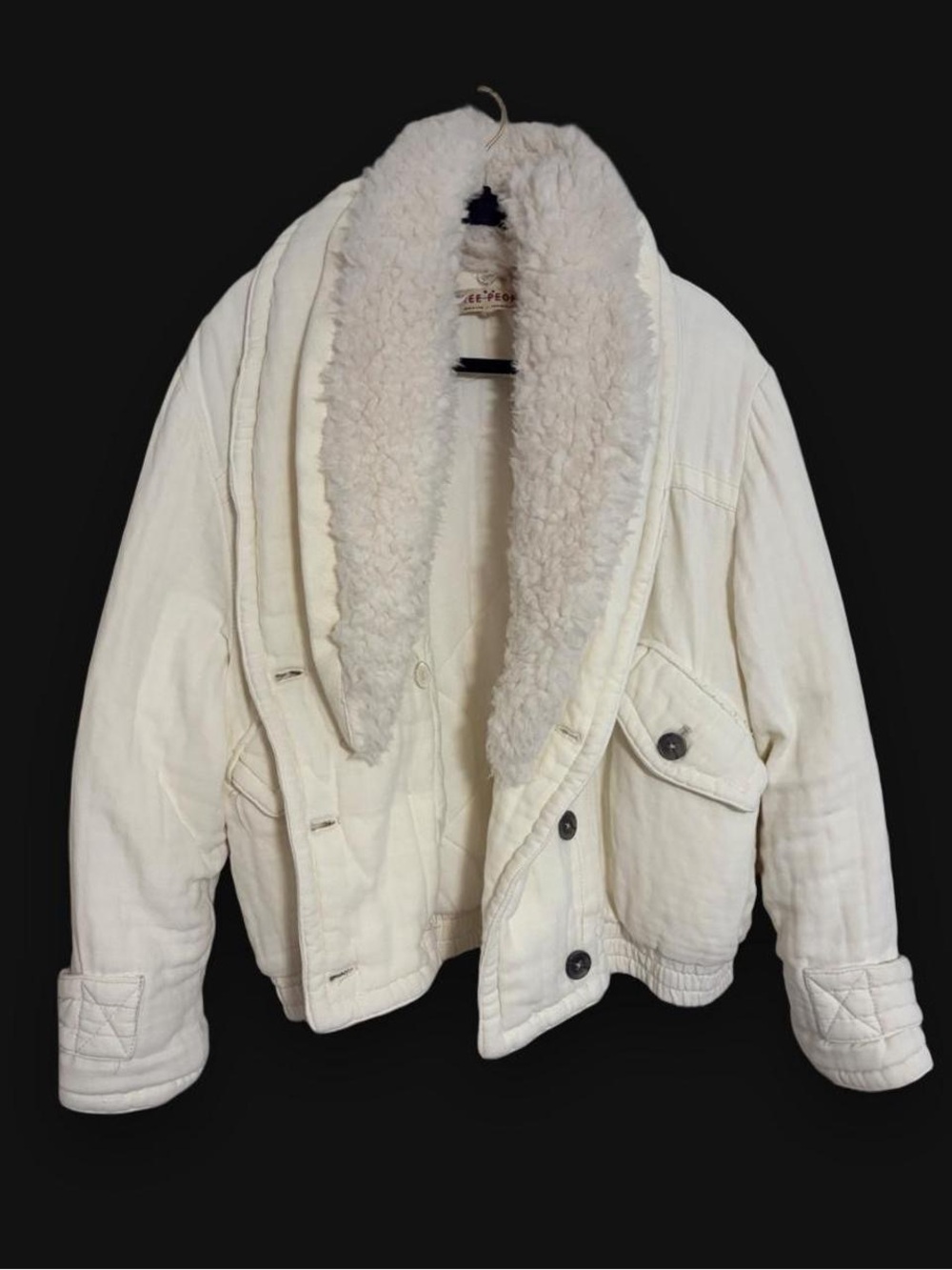 Free People Gauze Sherpa Jacket